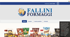 Desktop Screenshot of falliniformaggi.it
